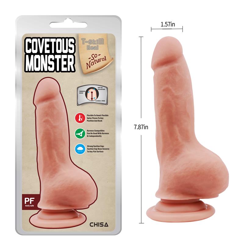 CHISA - COVETOUS MONSTE DILDO DUAL DENSITY 20 CM