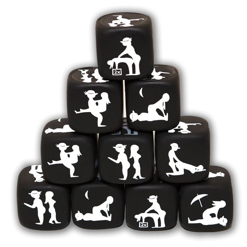 DIVERTY SEX - DADO NEGRO DE POSTURAS