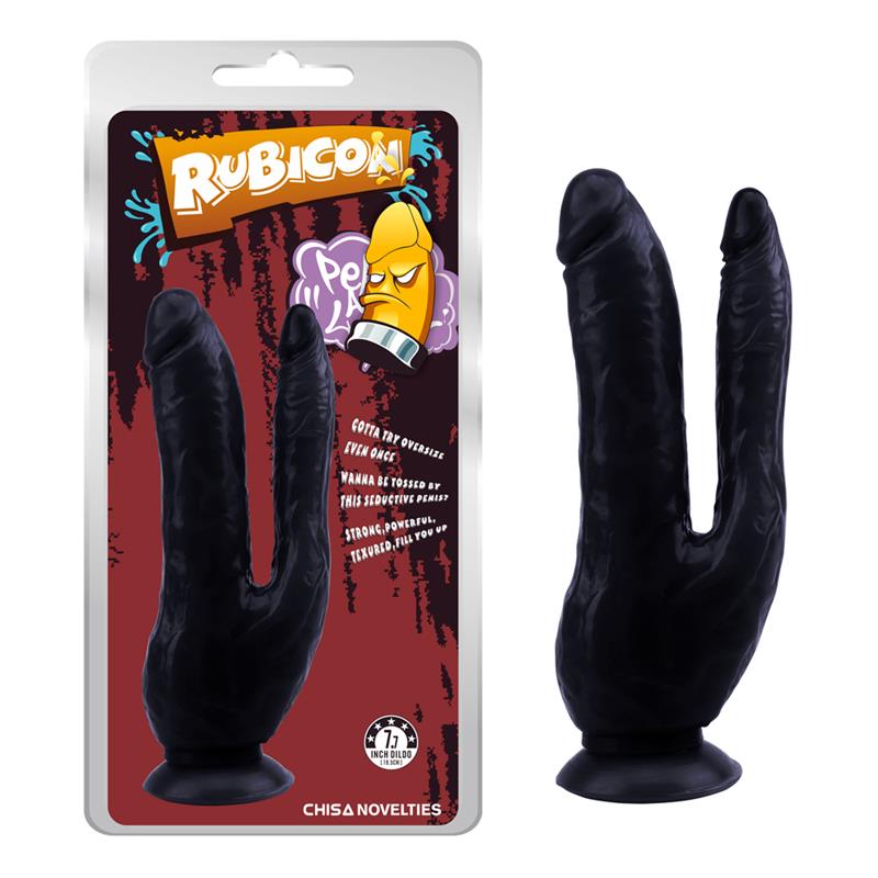 CHISA - DARK MAGIC DILDO DOBLE 7.7 - 19.5CM NEGRO