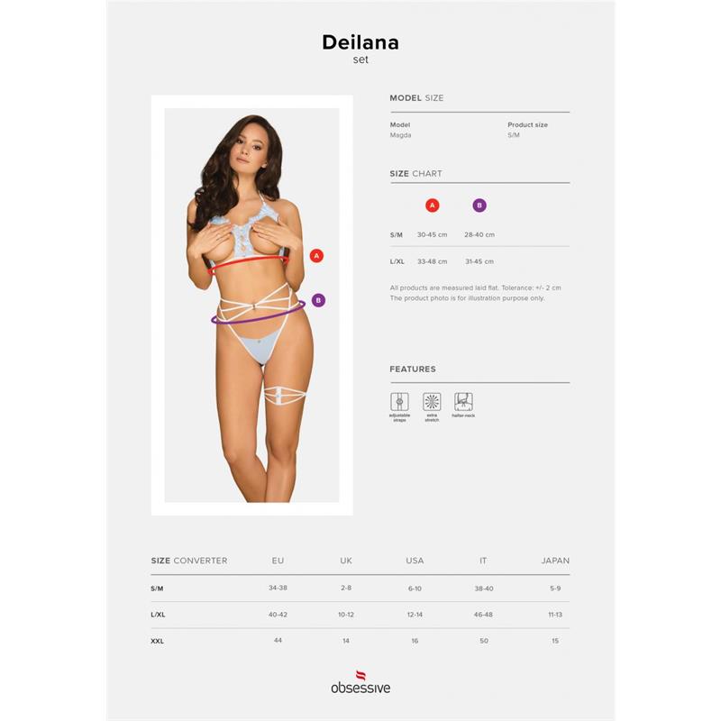 OBSESSIVE - DEILANA SET CON SUJETADOR ABIERTO