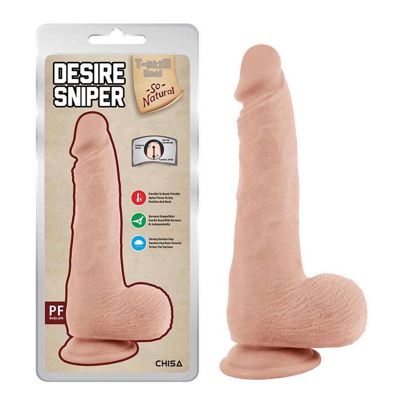 CHISA - DESIRE SNIPER DILDO DUAL DENSITY 23CM