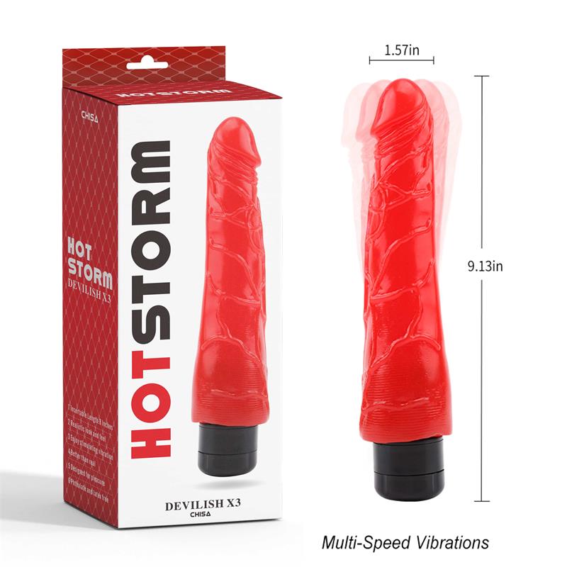 CHISA - DEVILISH X3 VIBRADOR 23.2CM