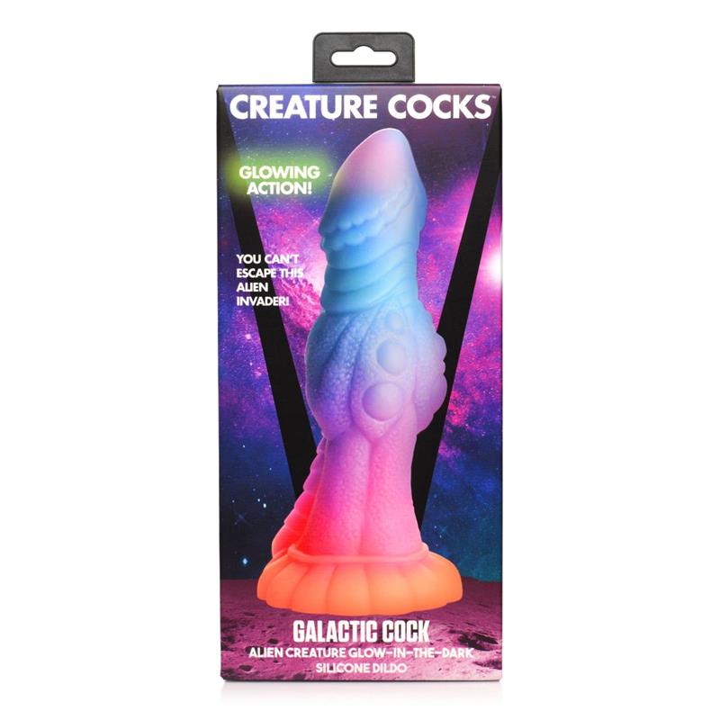 CREATURE COCKS - DILDO ALIEN BRILLA EN LA OSCURIDAD