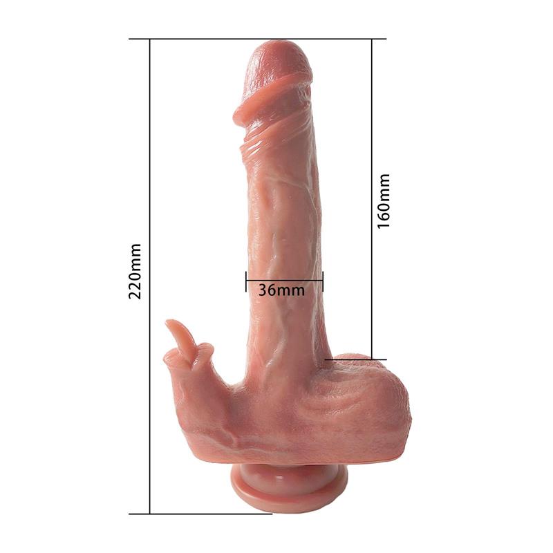 URBAN SKY - DILDO CON VIBRACIÓN, THRUSTING Y CALOR 22 CM