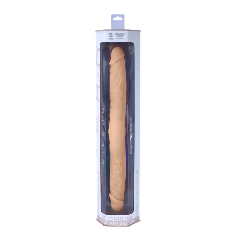 SILEXD - DILDO DOBLE DUAL DENSITY DOUBLE DONG S NATURAL