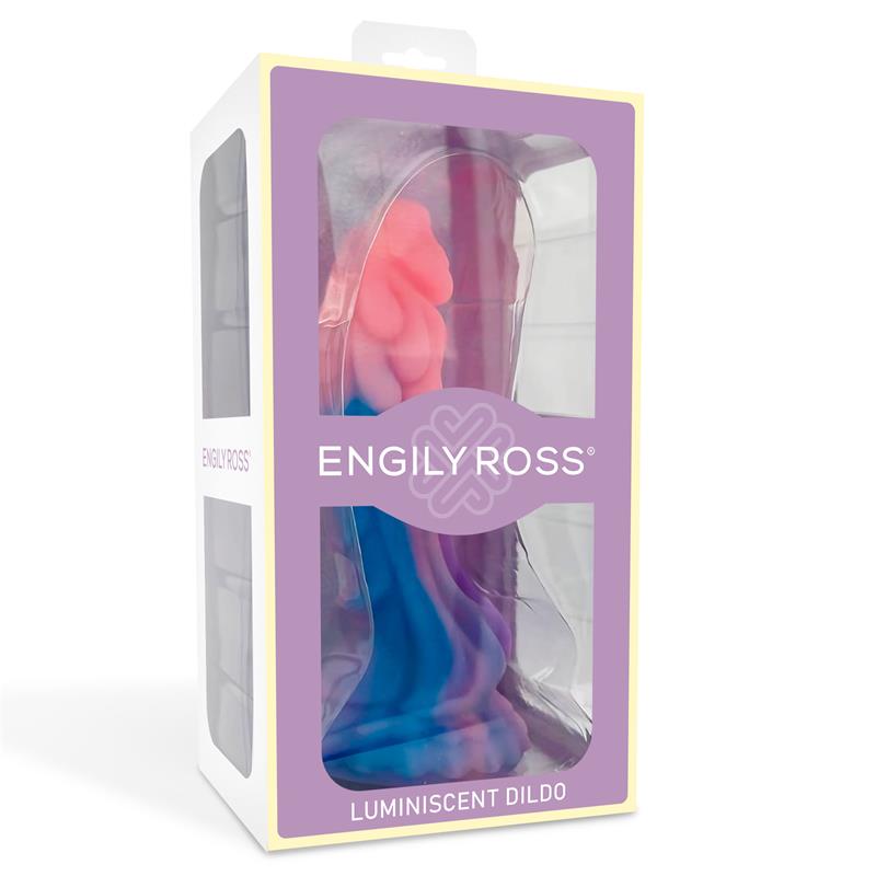 DILDOX BY ENGILY ROSS - DILDO DRAGÓN BRILLA EN LA OSCURIDAD 18 CM