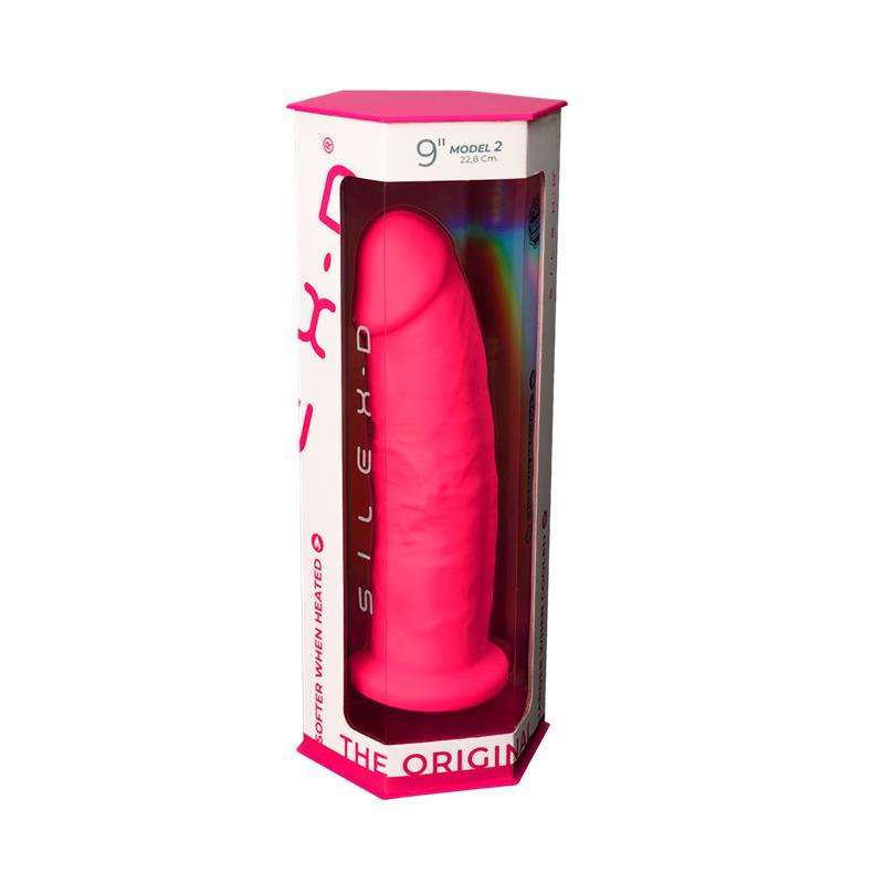 SILEXD - DILDO DUAL DENSITY MOD. 2 - 9 ROSA