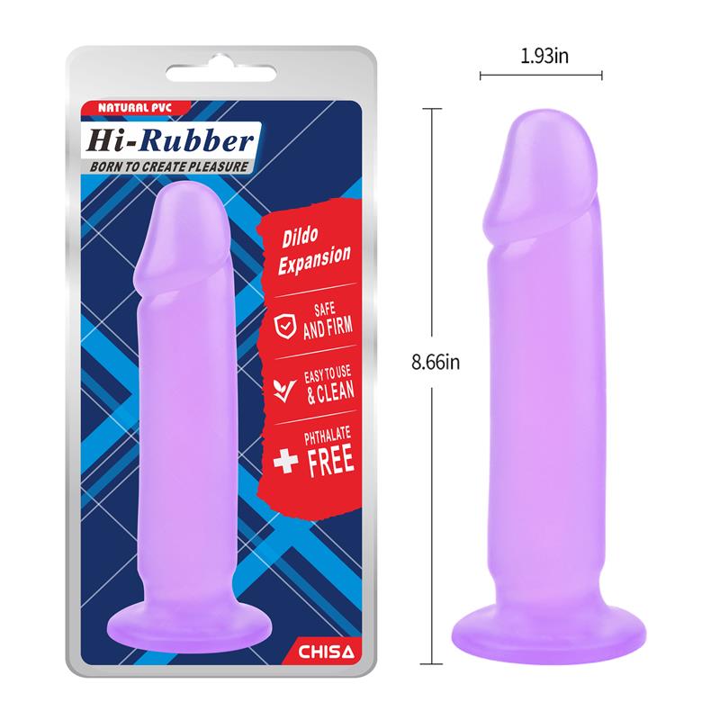 CHISA - DILDO EXPANSION PURPURA 22CM