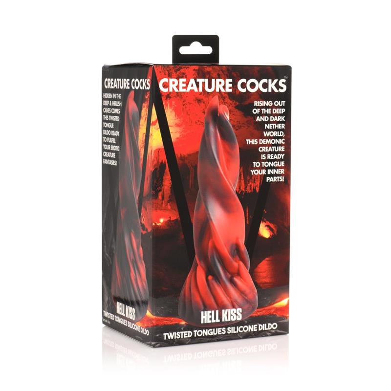 CREATURE COCKS - DILDO HELL KISS TWISTED TONGUES 7,4