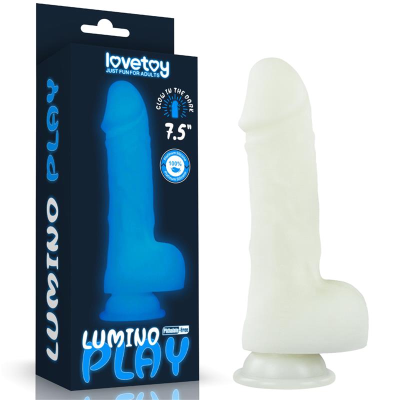 LOVETOY - DILDO LUMINO PLAY 7.5