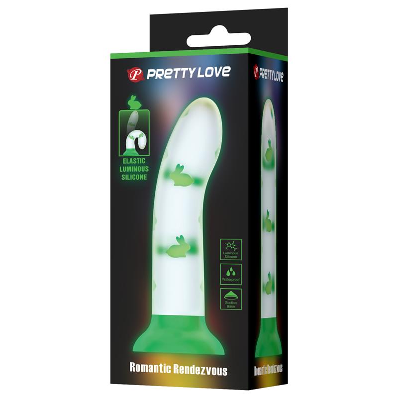 PRETTYLOVE - DILDO QUE BRILLA EN LA OSCURIDAD ROMANTIC RENDEZVOUS