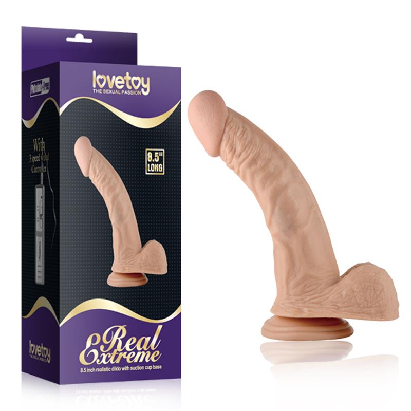 LOVETOY - DILDO REAL EXTREME 8.5 NATURAL
