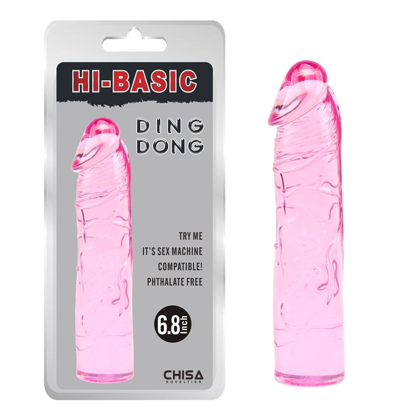 CHISA - DING DONG DILDO 6.8 - 17.5CM ROSA