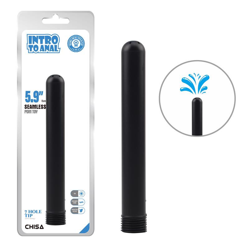 CHISA - DUCHA ANAL CLEANER TUBE 15 CM NEGRO