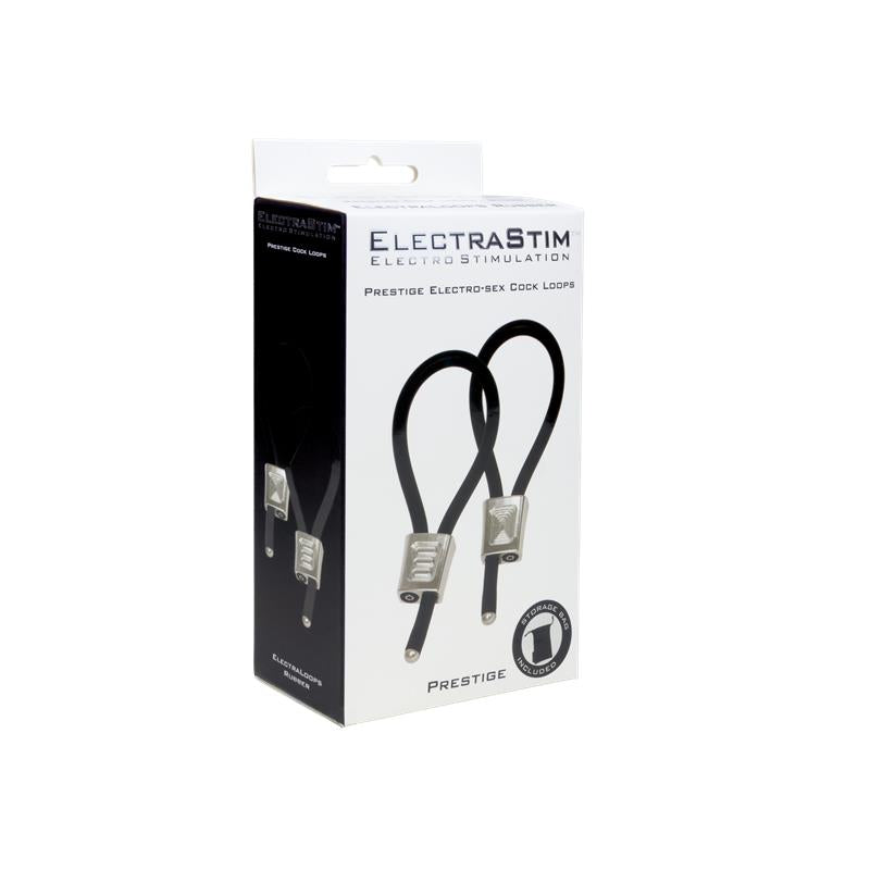 ELECTRASTIM - ELECTRALOOPS PRESTIGE SET DE 2 ANILLOS PARA EL PENE PLATEADO