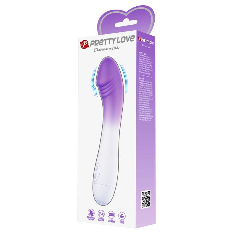 PRETTYLOVE - ELEMENTAL VIBRADOR PÚRPURA