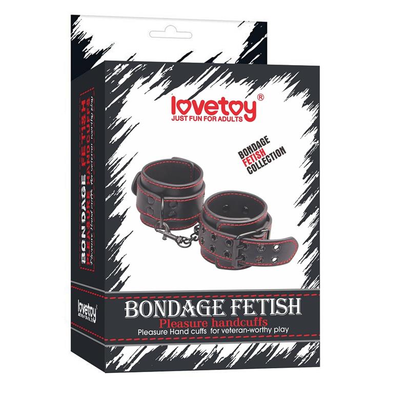 LOVETOY - ESPOSAS BONDAGE NEGRO