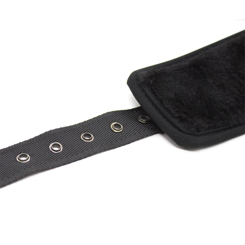 LATETOBED BDSM LINE - ESPOSAS DE CUERO MOSQUETON GRANDE NEGRO