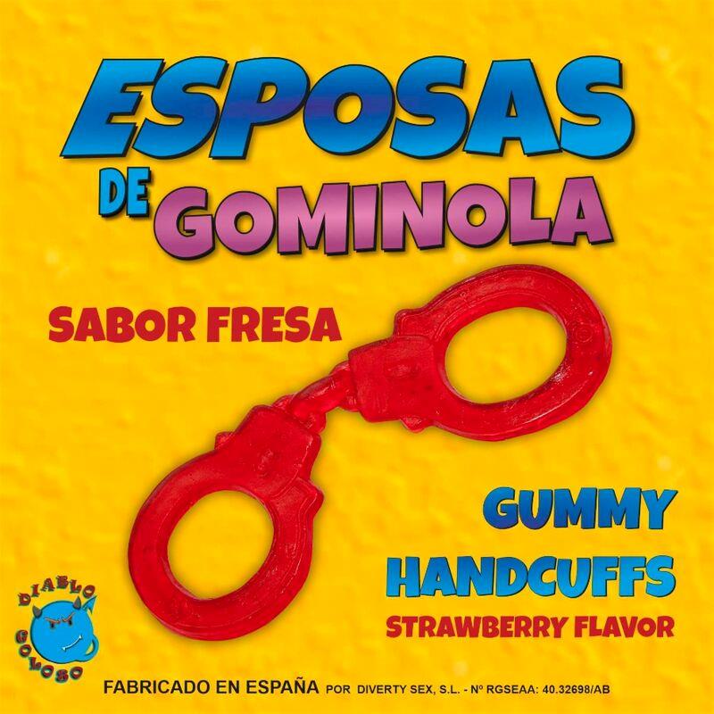 DIVERTY SEX - ESPOSAS DE GOMINOLA SABOR FRESA ROJA