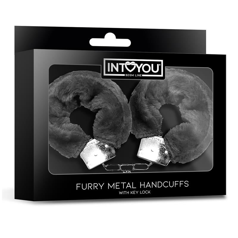 INTOYOU BDSM LINE - ESPOSAS DE METAL PARA MUÑECAS CON PELO NEGRO