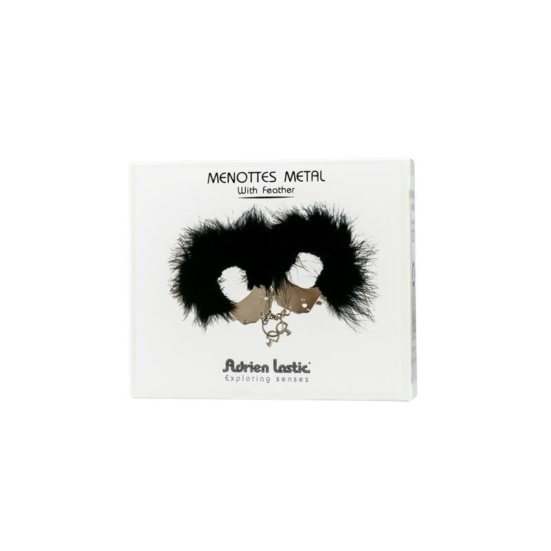 ADRIEN LASTIC - ESPOSAS METAL Y PLUMAS NEGRO