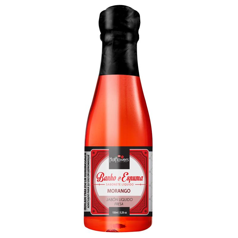 HOT FLOWERS - ESPUMA BAÑO FRESAS 150 ML