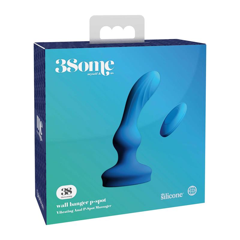 THREESOME - ESTIMULADOR ANAL PARA PUNTO-P CON VIBRACIÓN