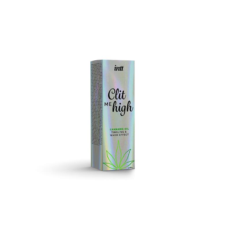 INTT - ESTIMULADOR DE CLÍTORIS CLIT ME HIGH CON ACEITE DE CANNABIS