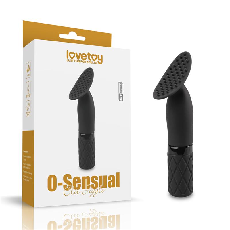 LOVETOY - ESTIMULADOR O-SENSUAL CLIT JIGGLE USB NEGRO