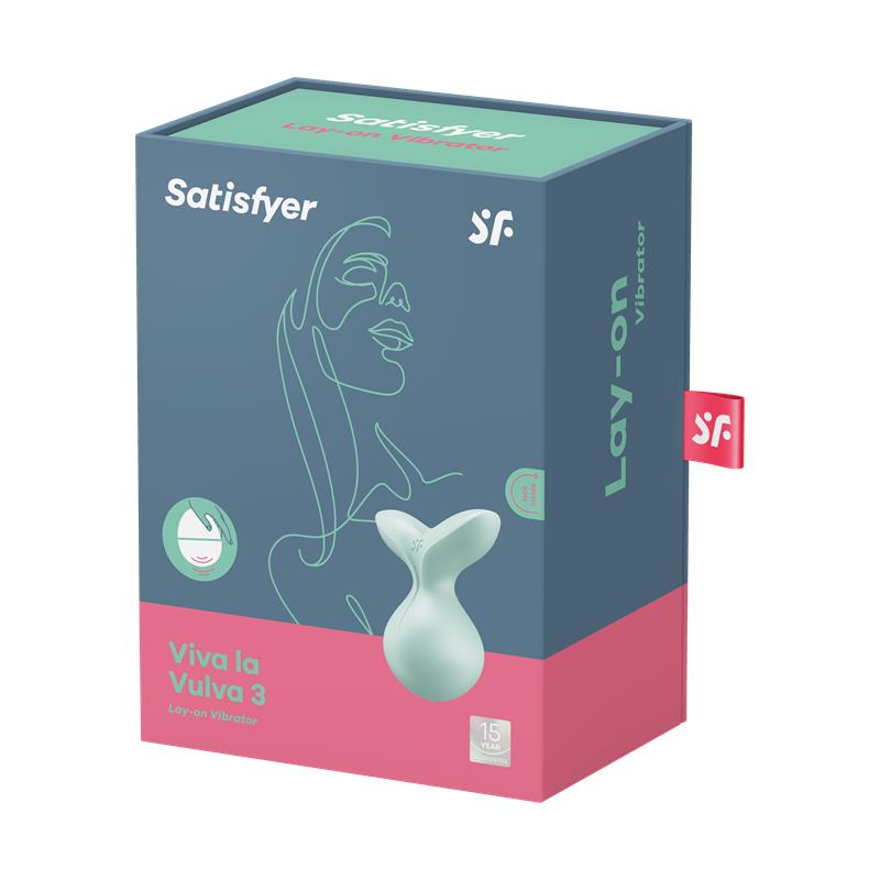 SATISFYER - ESTIMULADOR VIVA LA VULVA 3 MENTA