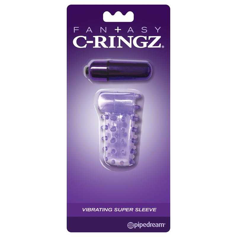 FANTASY C-RINGZ - FANTASY C-RINGZ ANILLO VIBRADOR COCK SLEEVE PÚERPURA