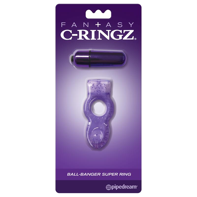 FANTASY C-RINGZ - FANTASY C-RINGZ SUPER ANILLO BALL-BANGER PÚRPURA