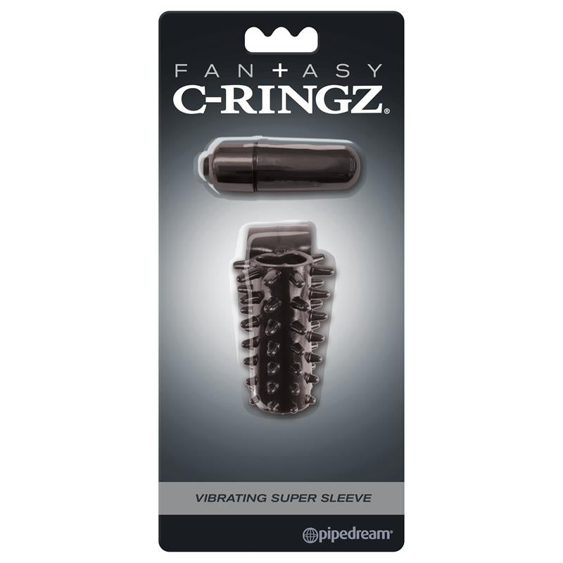 FANTASY C-RINGZ - FANTASY C-RINGZ SUPER JAULA VIBRADORA NEGRA