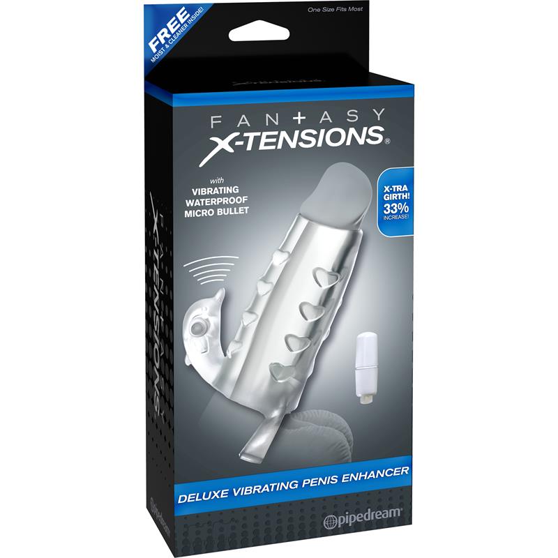 FANTASY X-TENSIONS - FANTASY X-TENSIONS DELUXE VIBRATING PENIS ENHANCE