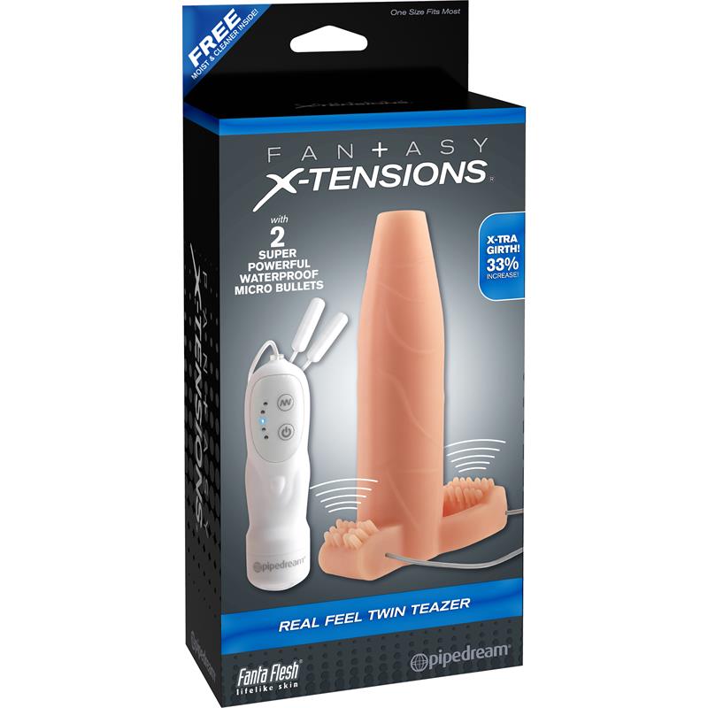 FANTASY X-TENSIONS - FANTASY X-TENSIONS REAL FEEL TWIN TEAZER-FLESH