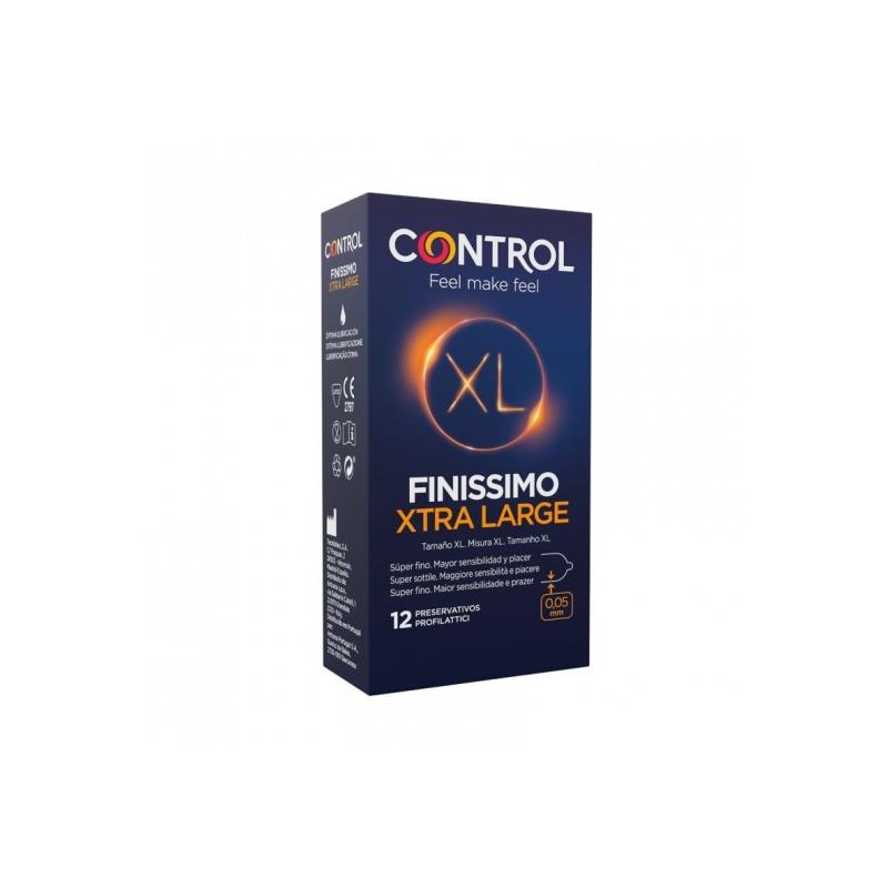 CONTROL - FINISSIMO XL PRESERVATIVOS 12 UNIDADES