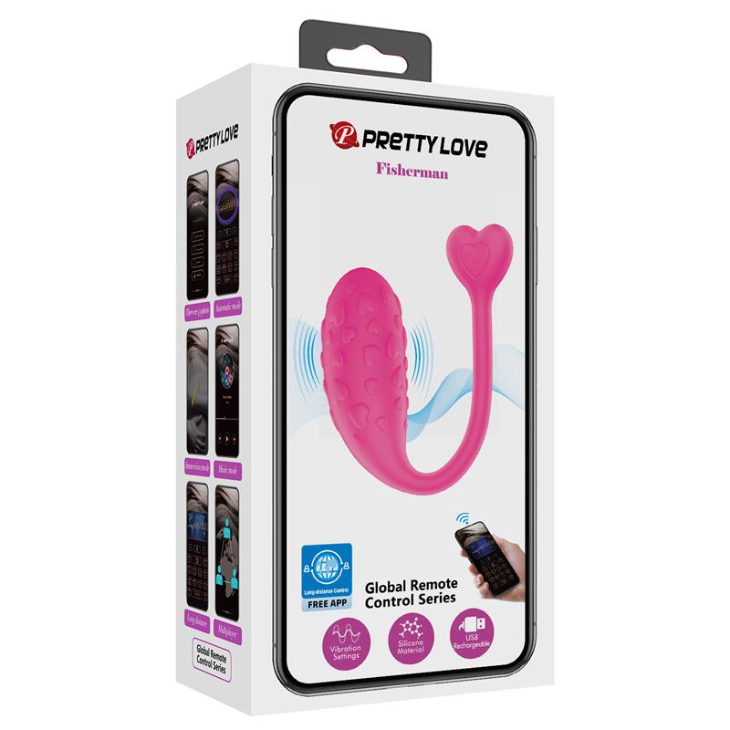 PRETTYLOVE - FISHERMAN HUEVO VIBRADOR CON APP