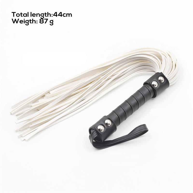 LATETOBED BDSM LINE - FLOGGER CON DOBLE REMACHE 44 CM