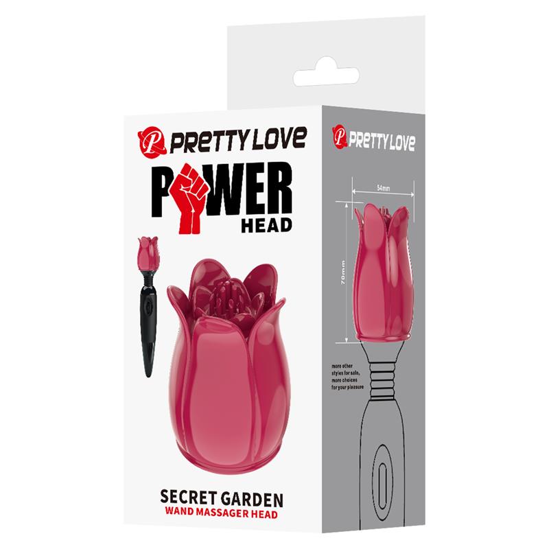 PRETTYLOVE - FLOWER WAND CABEZAL PARA MASAJEADOR POWER WAND