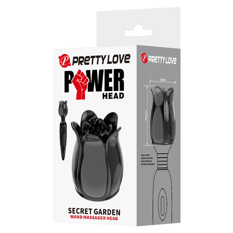 PRETTYLOVE - FLOWER WAND CABEZAL PARA MASAJEADOR POWER WAND