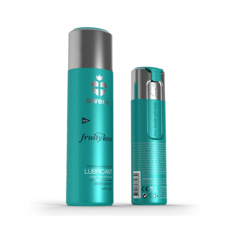 SWEDE - FRUITY LOVE LUBRICANTE GROSELLA NEGRA Y LIMA 100 ML