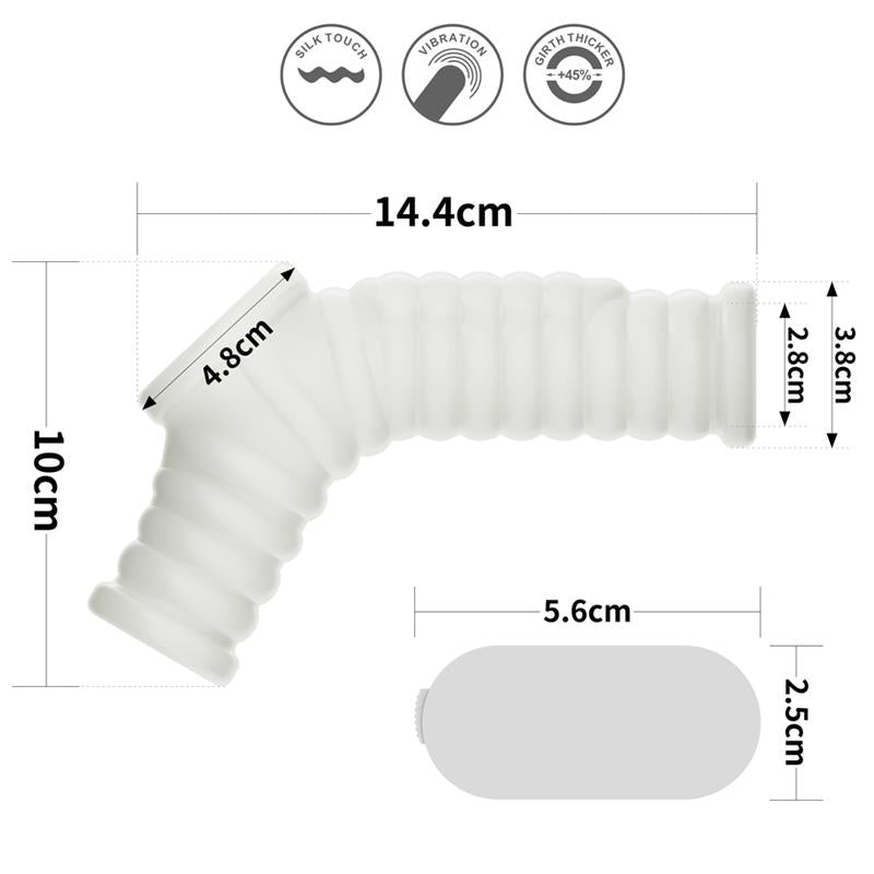 LOVETOY - FUNDA EL PENE Y TESTÍCULOS CON VIBRACIÓN WAVE KNIGHTS