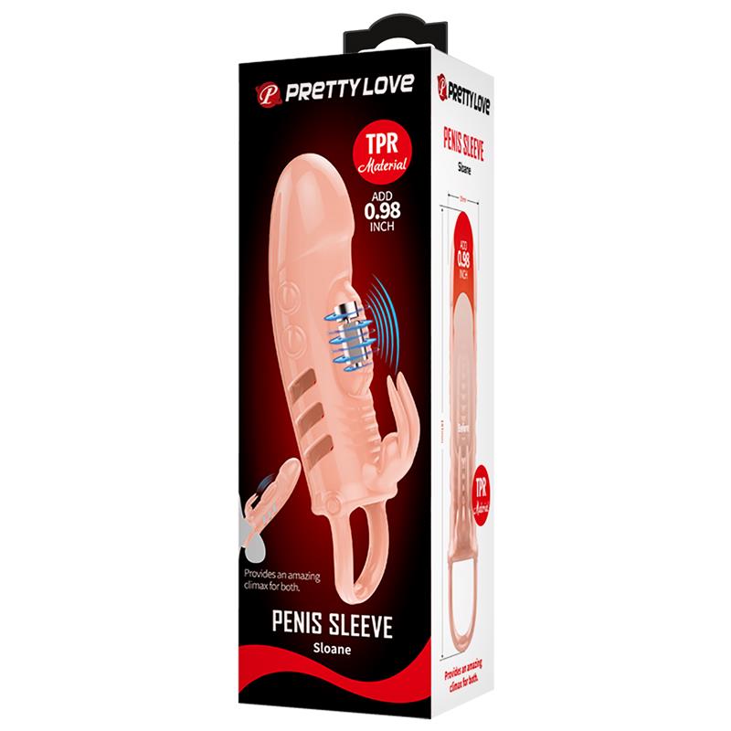 PRETTYLOVE - FUNDA PARA EL PENE CON VIBRACIÓN