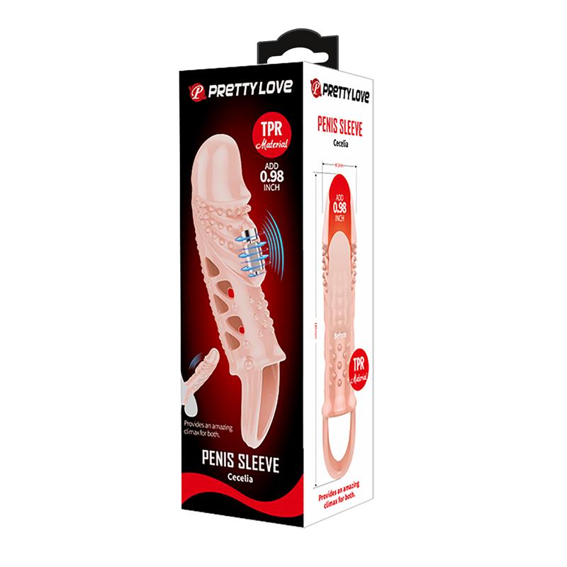 PRETTYLOVE - FUNDA PARA EL PENE CON VIBRACIÓN
