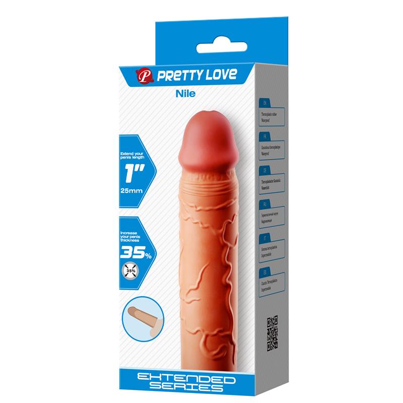PRETTYLOVE - FUNDA PARA EL PENE EXTENDED PENIS 1 NILE
