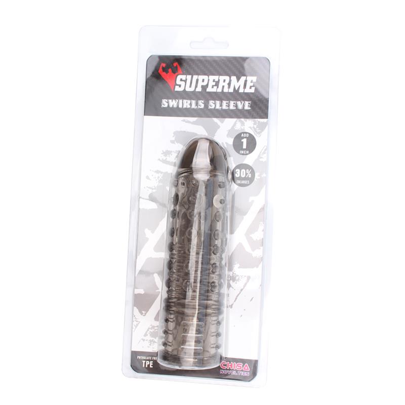 CHISA - FUNDA PARA EL PENE SWIRLS GRIS