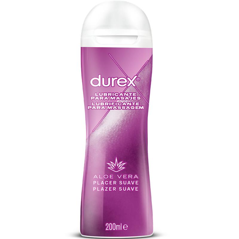 DUREX - GEL DE MASAJE ALOE VERA 2 EN 1 200 ML