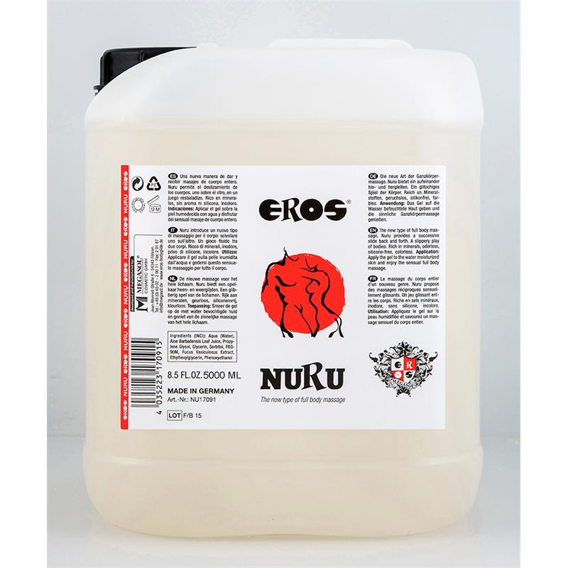 EROS - GEL DE MASAJE BASE DE AGUA 5000 ML