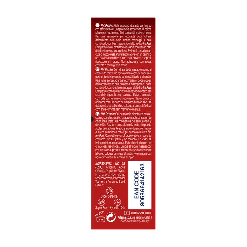 CONTROL - GEL DE MASAJE HOT PASSION 200 ML