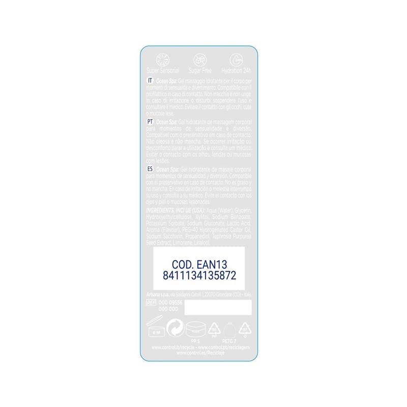 CONTROL - GEL DE MASAJE MEDITERRANEAN SEA 200 ML